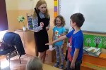 Wizyta pani dyrektor PKO Banku Polskiego w Słupsku w klasie I a