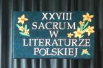 XXVIII Wojewódzki Konkurs Recytatorski pn. „Sacrum w literaturze polskiej”